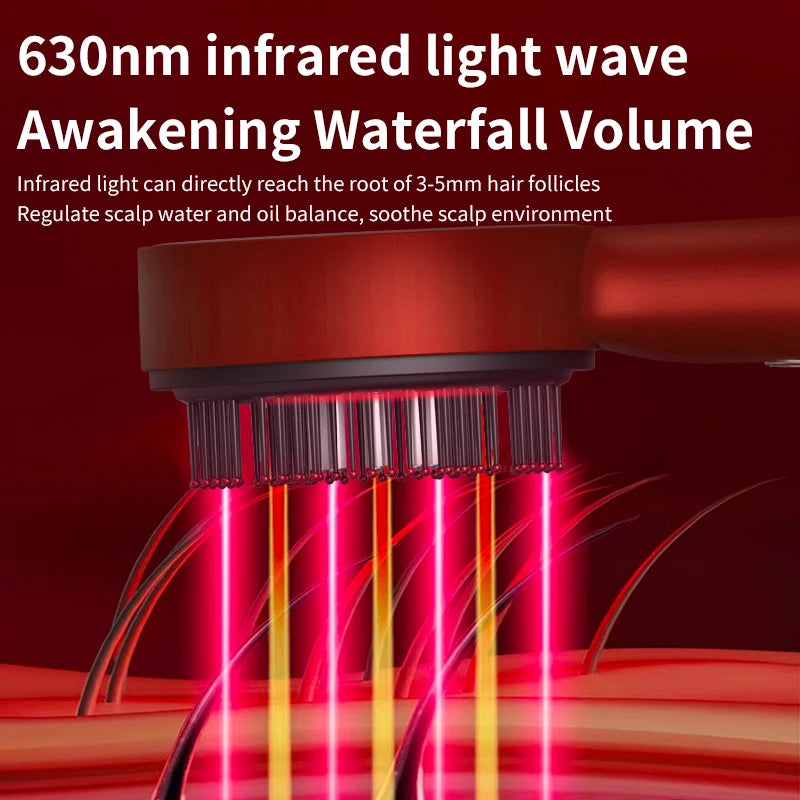 Red Light Scalp Massage Comb