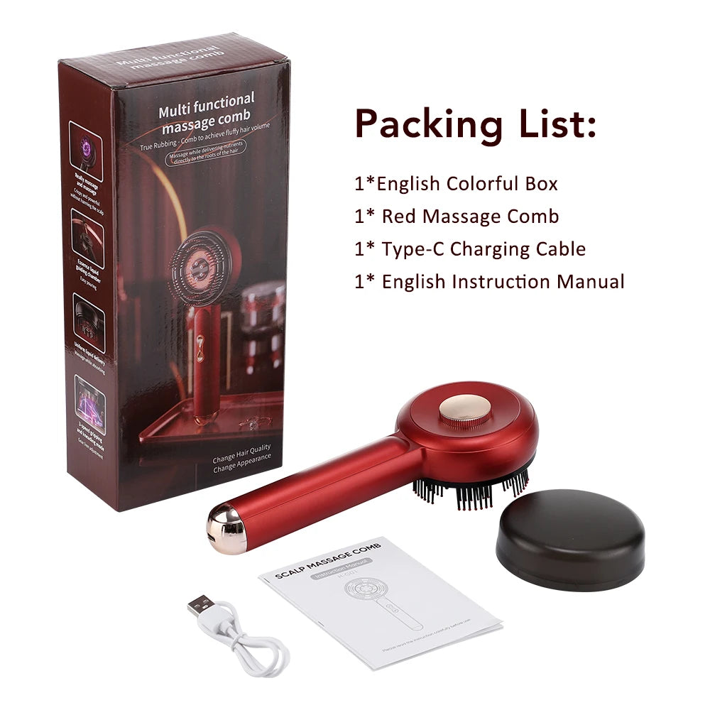 Red Light Scalp Massage Comb