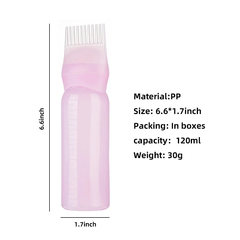 Precision Hair Oil Applicator Bottle Set (3 Pack, 120ml)