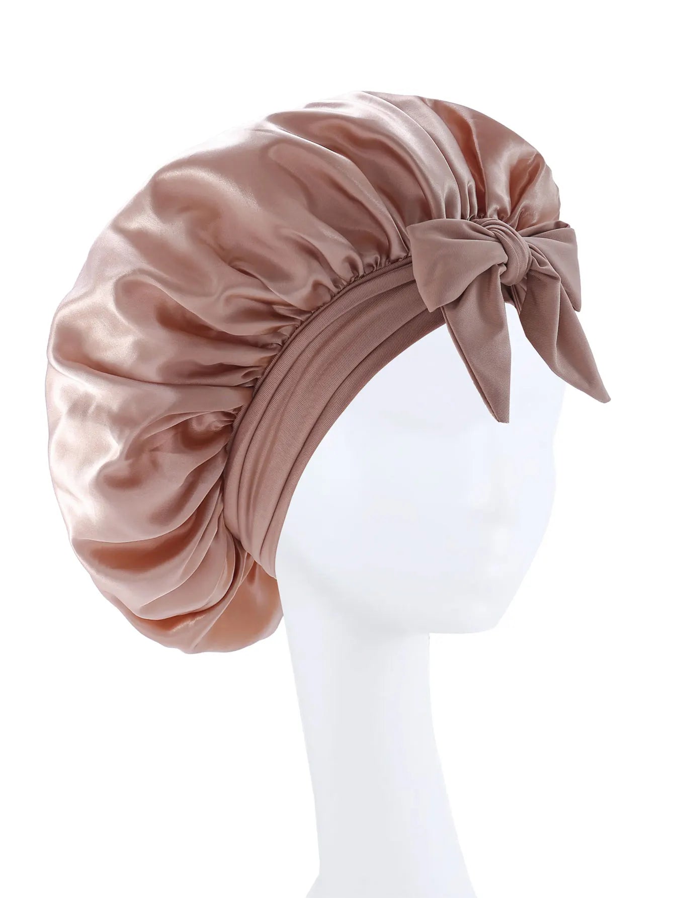 Satin Sleep Bonnet with Tie Band