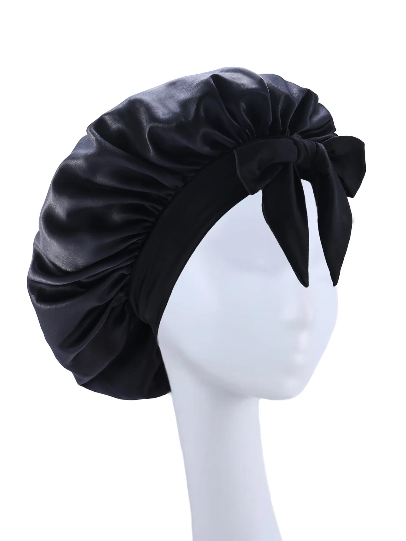 Satin Sleep Bonnet with Tie Band