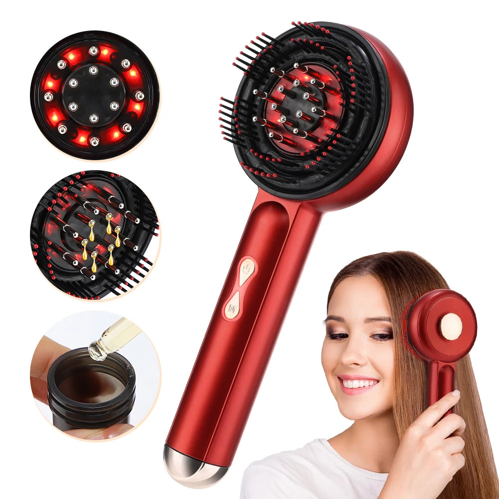 GlowStrands Red Light Scalp Massage Comb