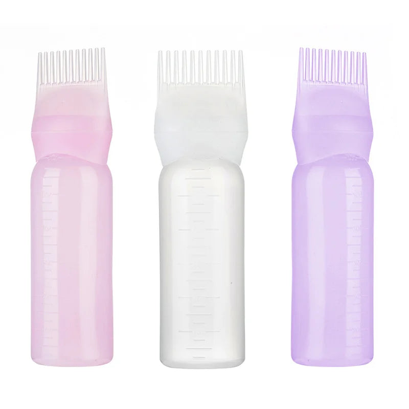 Precision Hair Oil Applicator Bottle Set (3 Pack, 120ml)