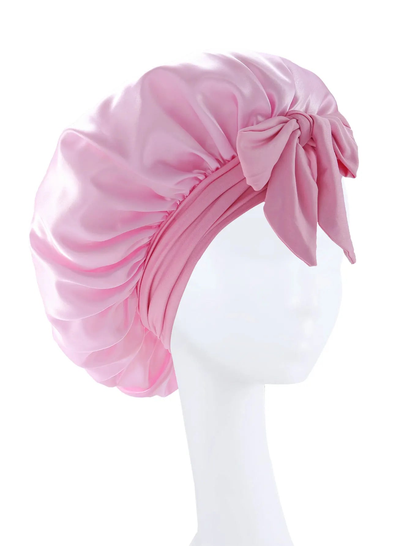 Satin Sleep Bonnet with Tie Band