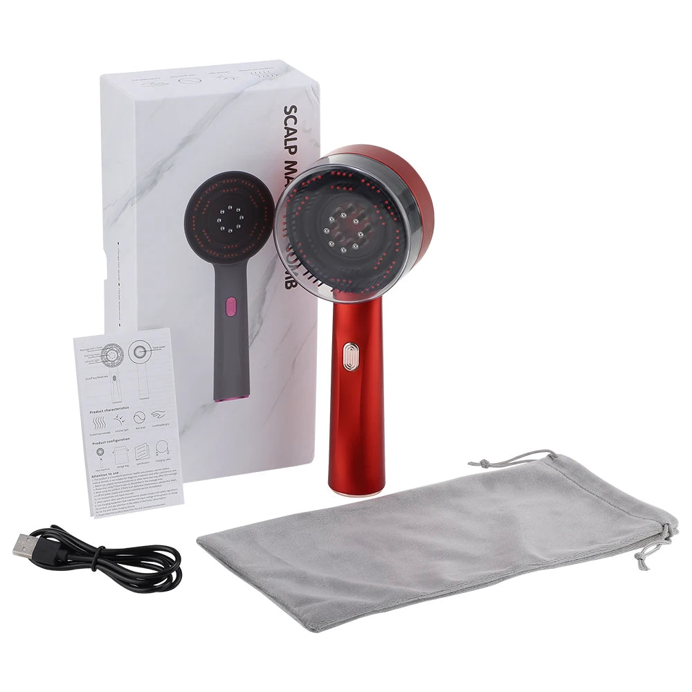 GlowStrands Red Light Scalp Massage Comb