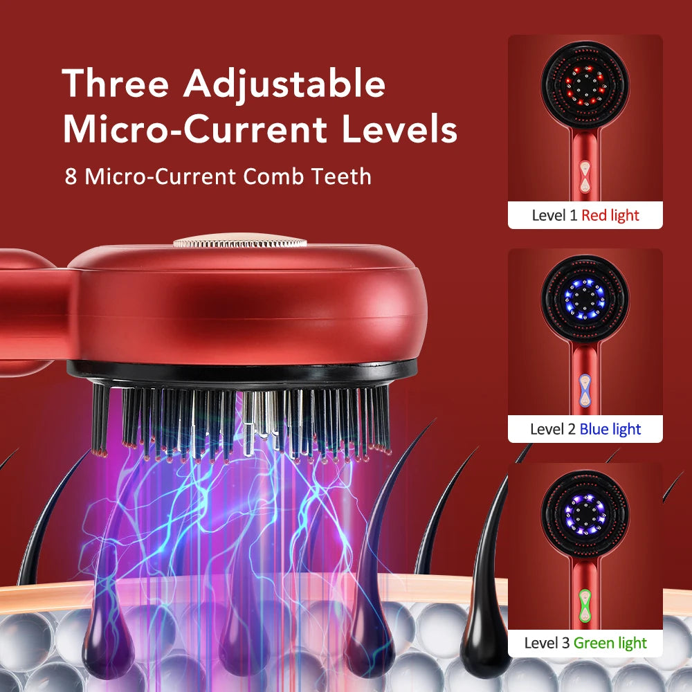 Red Light Scalp Massage Comb