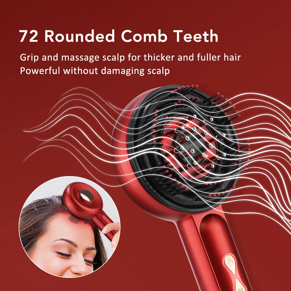 Red Light Scalp Massage Comb