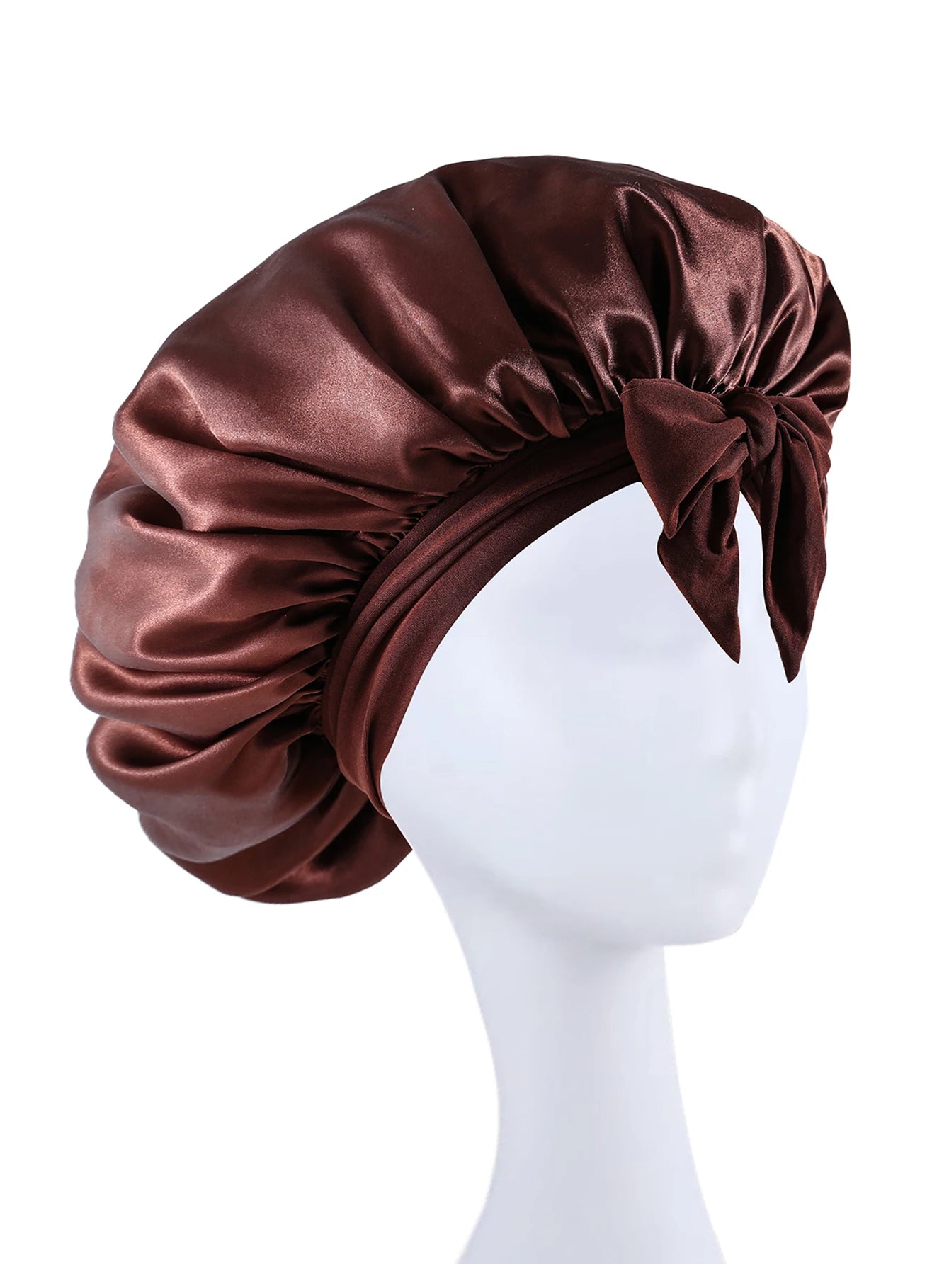 Satin Sleep Bonnet with Tie Band