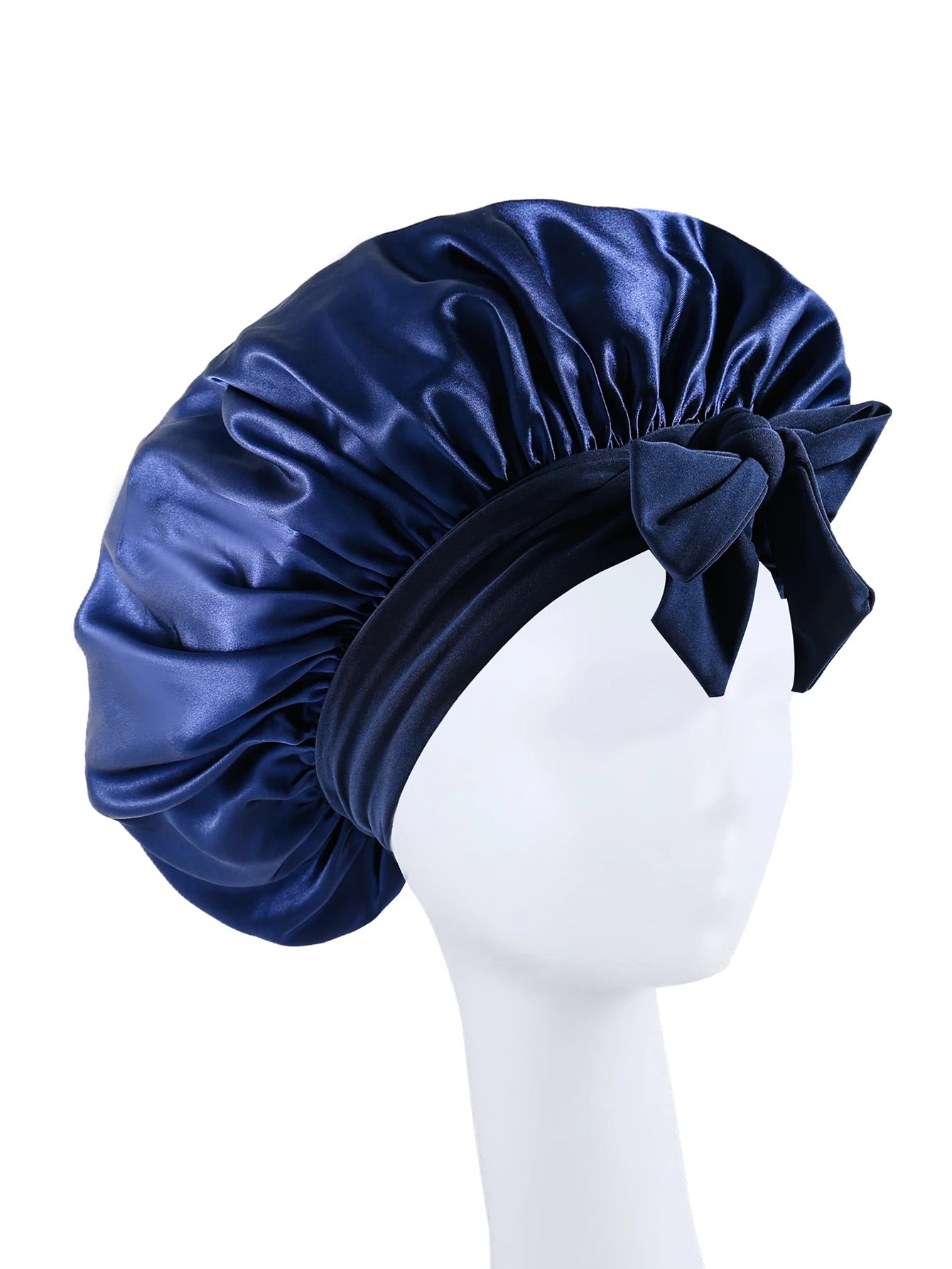 Satin Sleep Bonnet with Tie Band